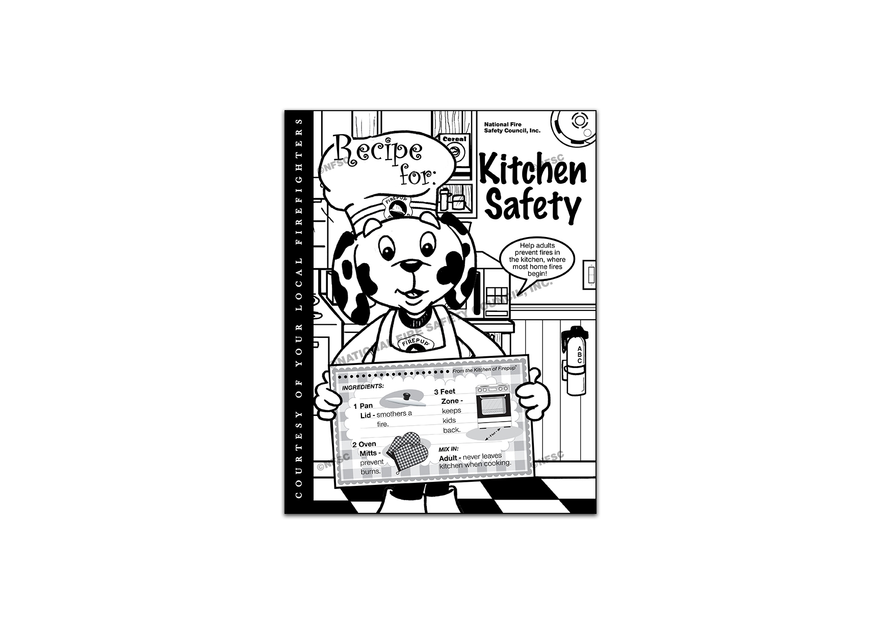 011F Kitchen Safety Color Activity Sheet National Fire Safety Council 011F Kitchen Safety Color Activity Sheet National Fire Safety Council