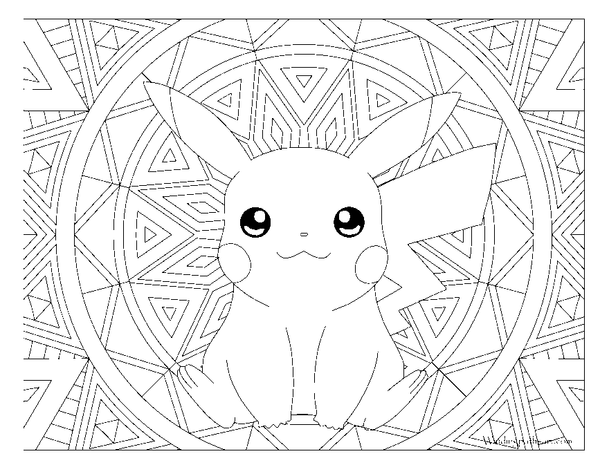 025 Pikachu Pokemon Coloring Page Windingpathsart