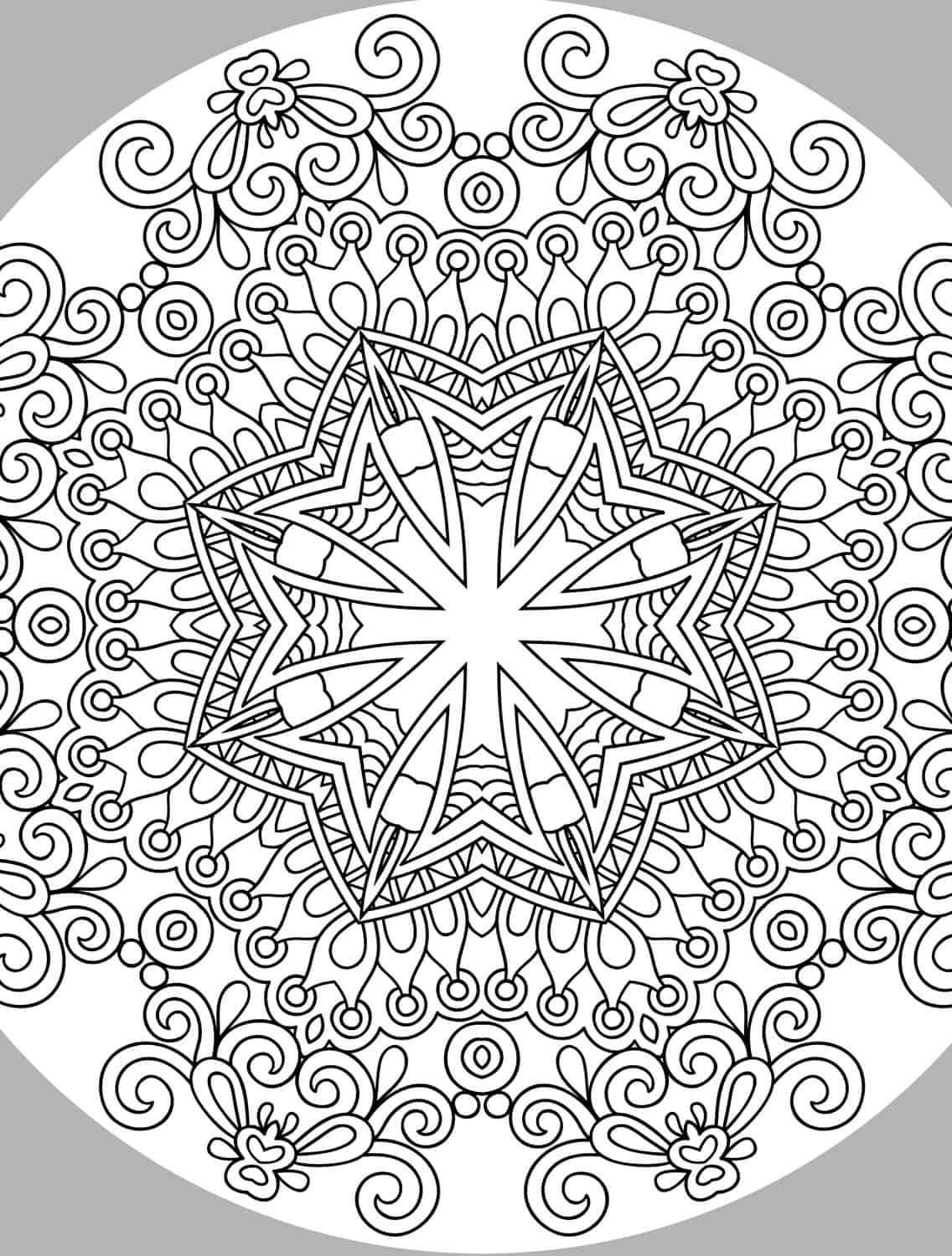 10 Free Printable Holiday Adult Coloring Pages 10 Free Printable Holiday Adult Coloring Pages