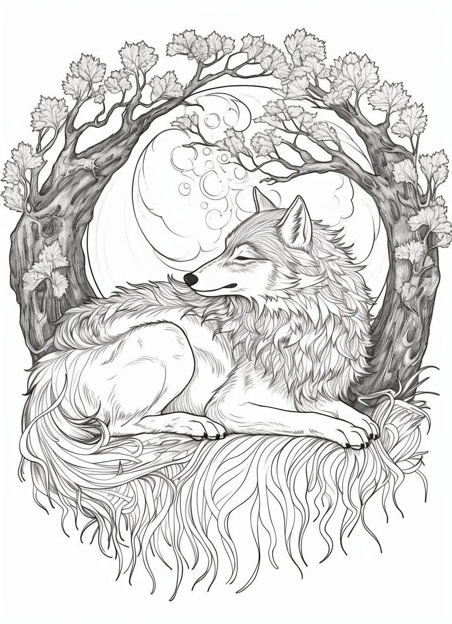 10 Wolves Coloring Pages Digital Download Adult Coloring Pages Kids Coloring Pages Coloring Digital Download Adult Coloring Page Etsy