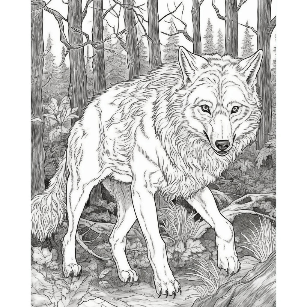 10 Wolves Coloring Pages Digital Download Adult Coloring Pages Kids Coloring Pages Coloring Digital Download Adult Coloring Page Etsy