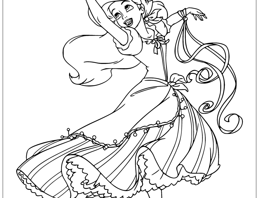 100 Printable The Little Mermaid Coloring Pages Disneyclips
