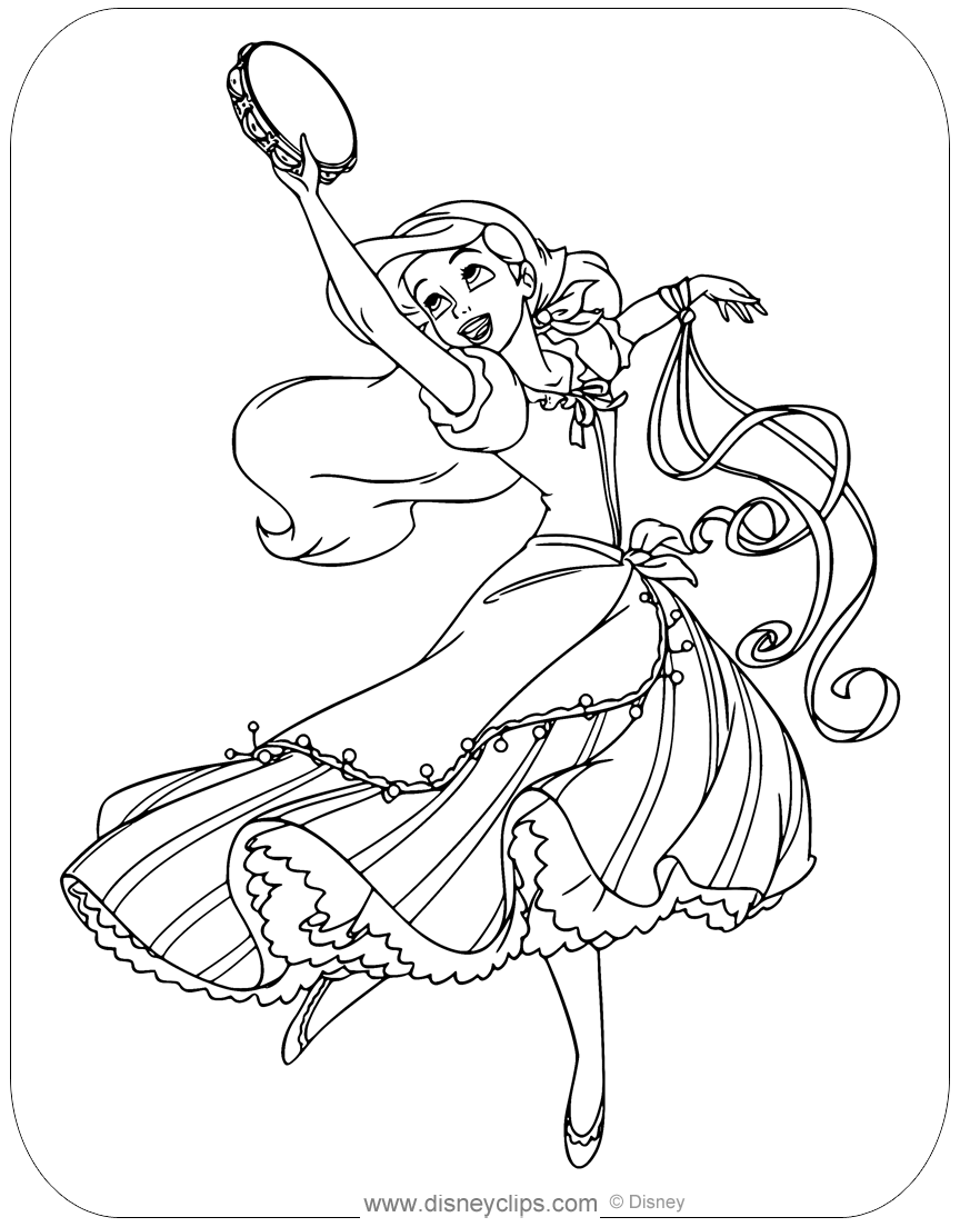 100 Printable The Little Mermaid Coloring Pages Disneyclips