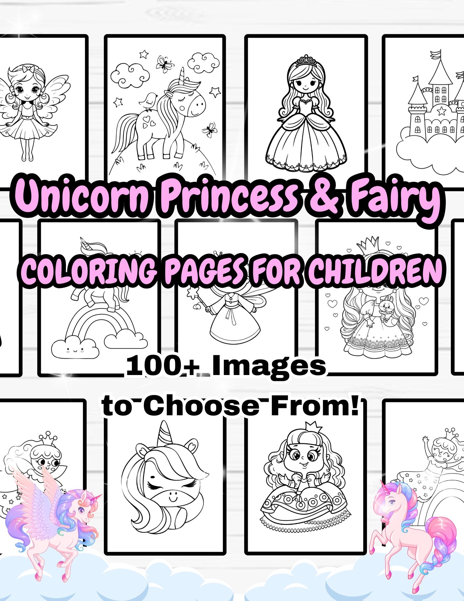 Unicorn Fairy Coloring Pages Unicorn Fairy Coloring Pages
