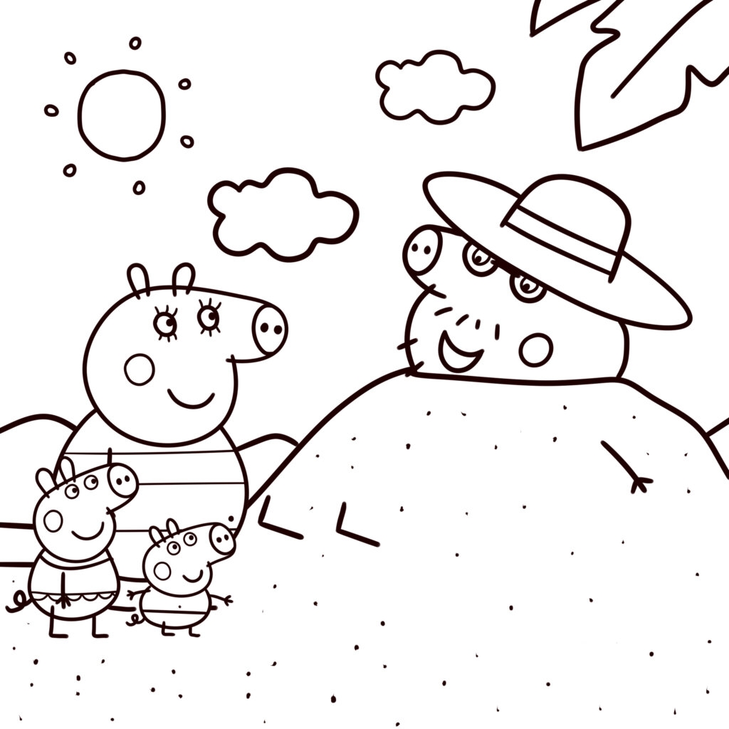 12 Peppa Pig Coloring Pages TheToyZone