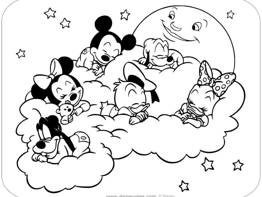 149 Printable Disney Babies Coloring Pages Disneyclips