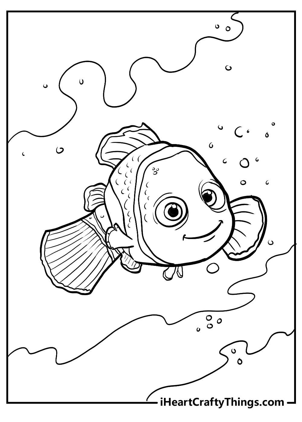 15 Free Finding Nemo Coloring Pages Easy Printable PDFs 