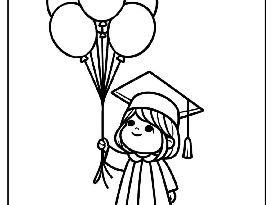 15 Graduation Coloring Pages Free PDF Printables