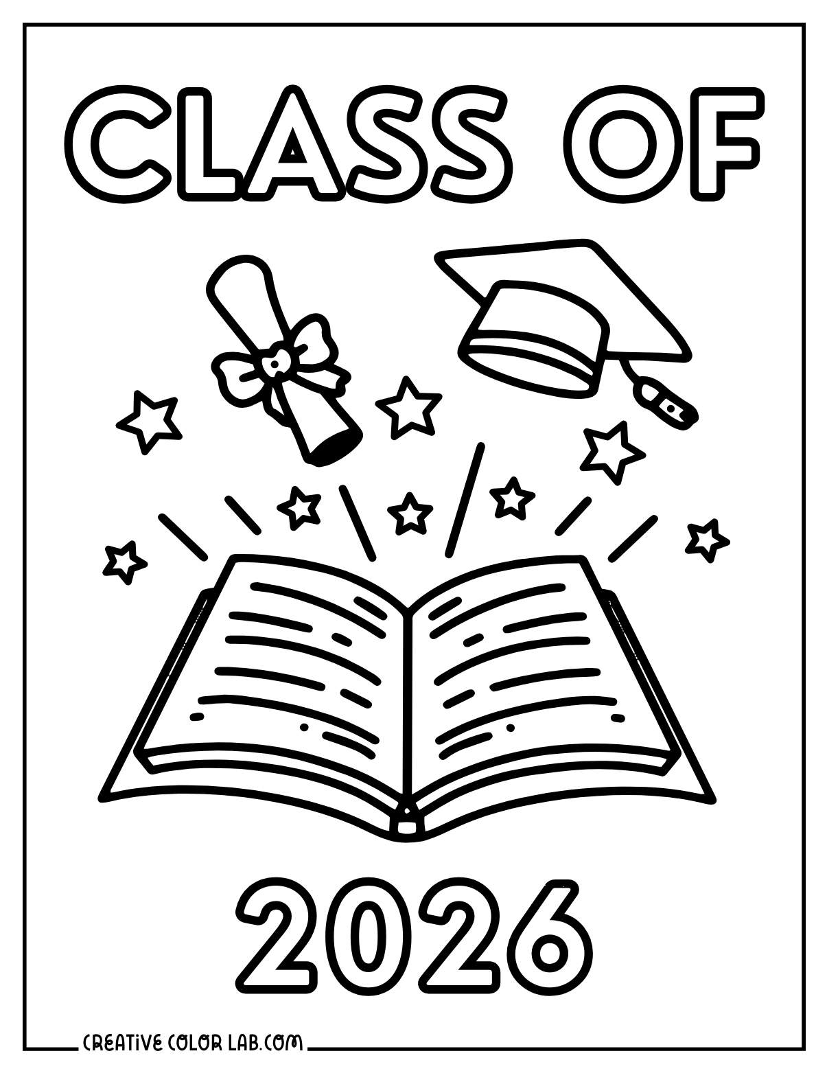 15 Graduation Coloring Pages Free PDF Printables