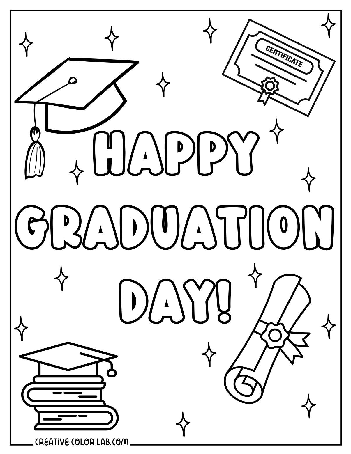 15 Graduation Coloring Pages Free PDF Printables 15 Graduation Coloring Pages Free PDF Printables