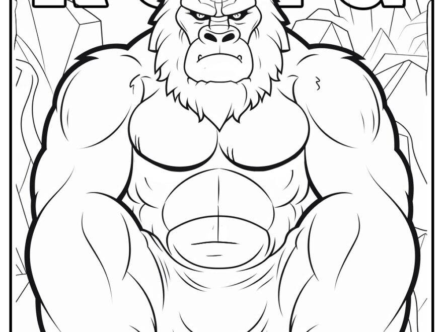 15 King Kong Coloring Pages 100 Free PDF Printable
