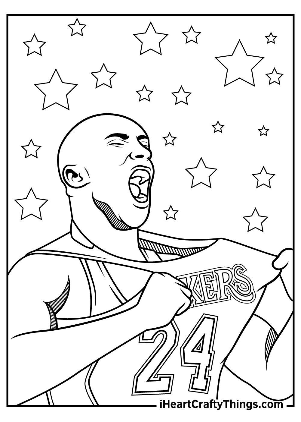 15 Kobe Bryant Coloring Pages 100 Free Printables 15 Kobe Bryant Coloring Pages 100 Free Printables