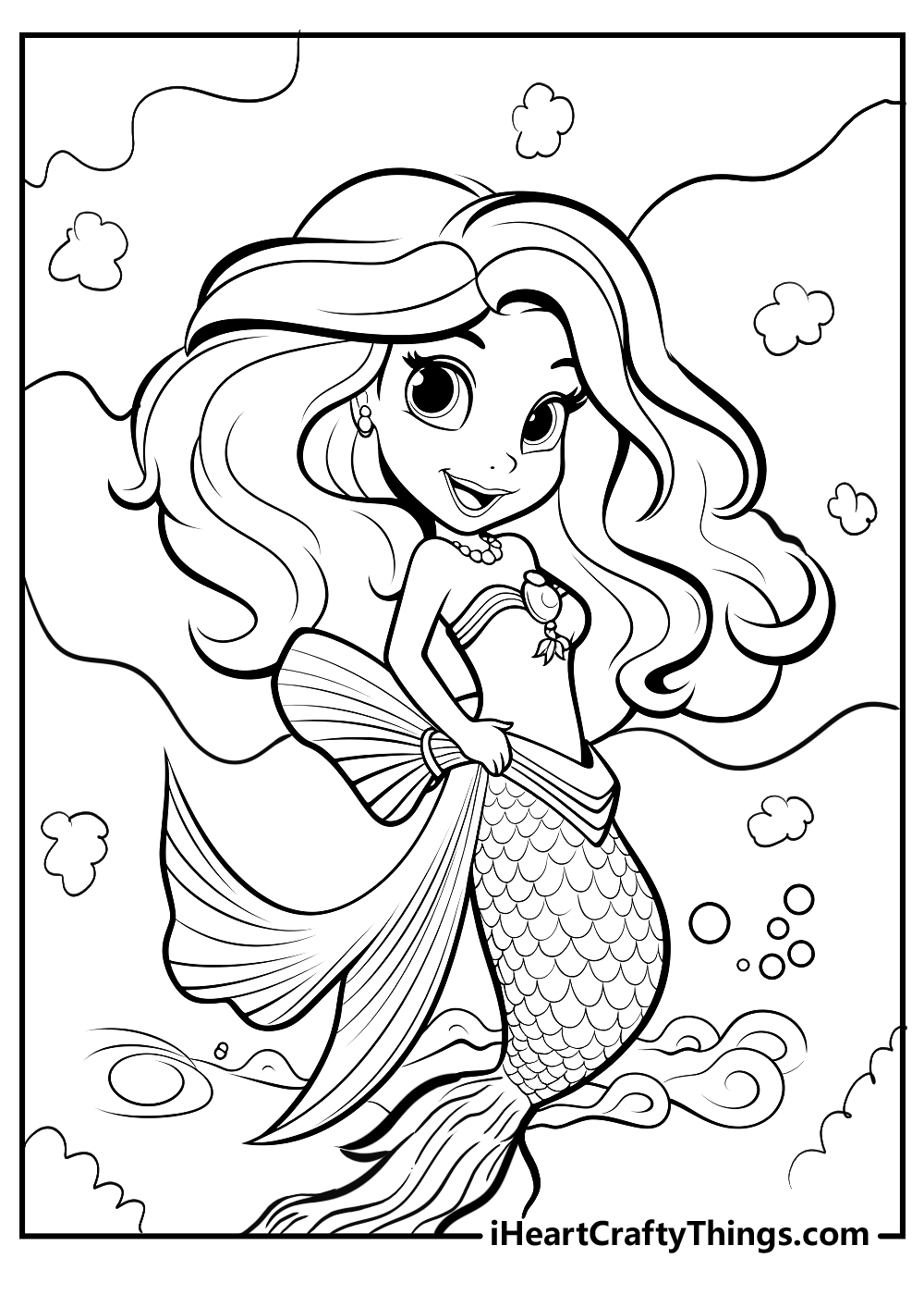 15 Princess Ariel Coloring Pages Cute Printable Free PDFs 15 Princess Ariel Coloring Pages Cute Printable Free PDFs