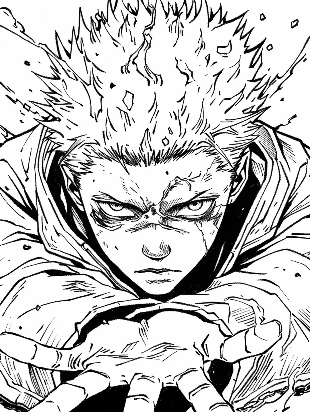 150 Printable JUJUTSU KAISEN Coloring Pages Digital Download Etsy