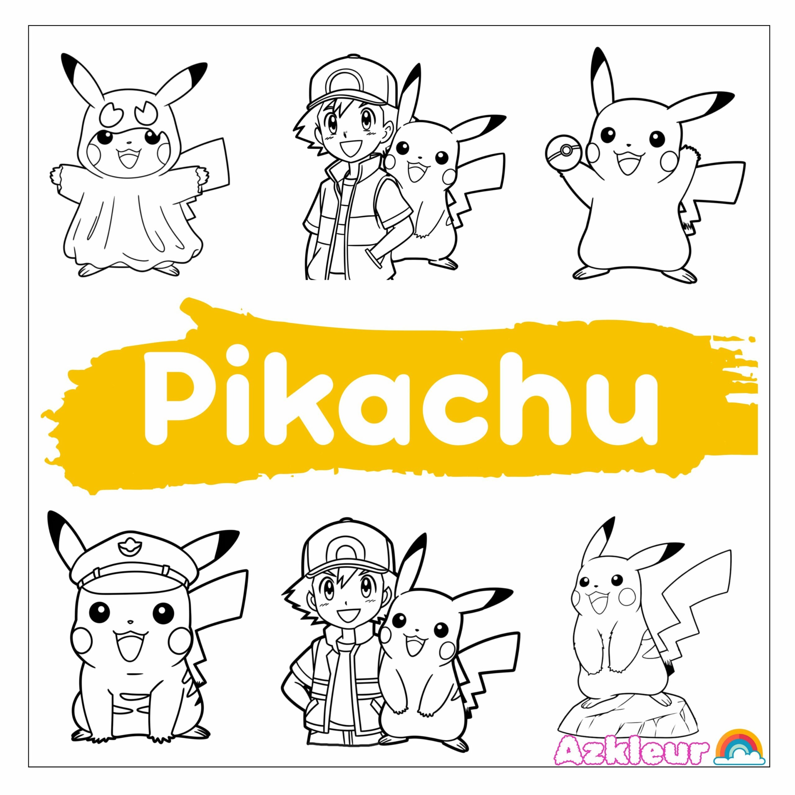 17 Pikachu Coloring Pages Schattig Gratis 17 Pikachu Coloring Pages Schattig Gratis