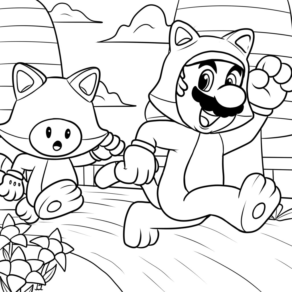 18 Awesome Super Mario Bros Coloring Pages TheToyZone 18 Awesome Super Mario Bros Coloring Pages TheToyZone
