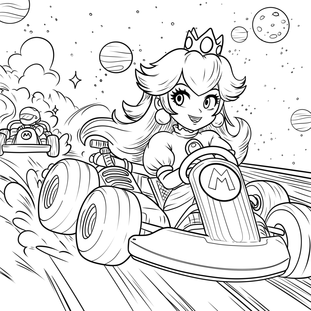 18 Awesome Super Mario Bros Coloring Pages TheToyZone