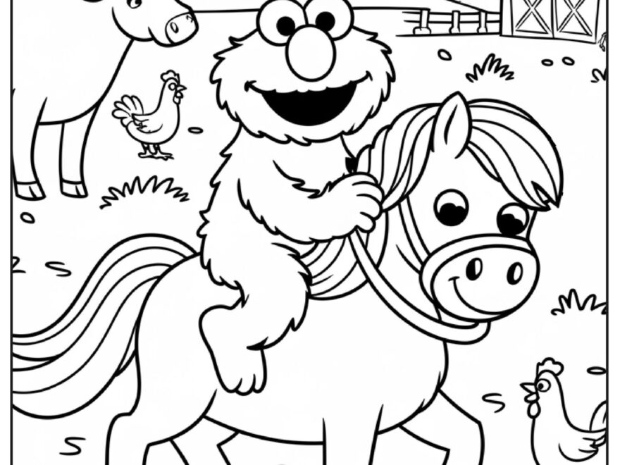18 Elmo Coloring Pages ColoringBookFun