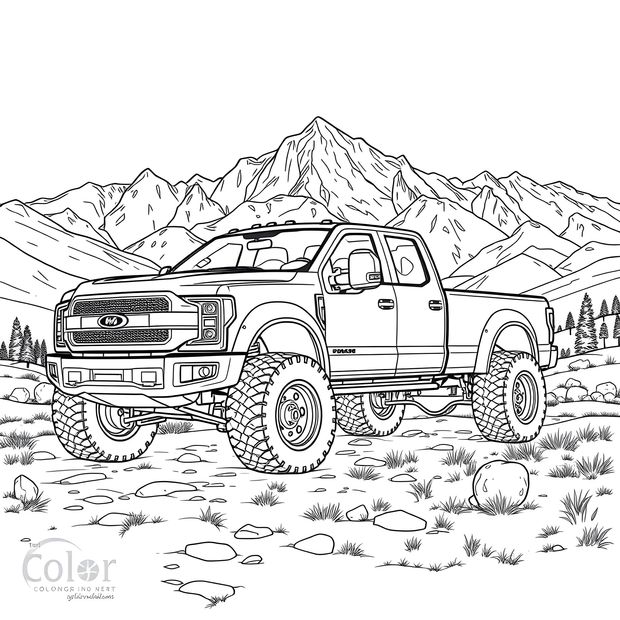 2 Best Dually Pickup Coloring Pages Free Printable PDFs 2 Best Dually Pickup Coloring Pages Free Printable PDFs