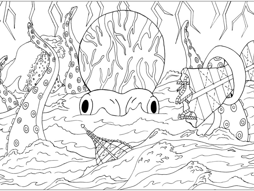 20 000 Leagues Under The Sea Water World Coloring Pages