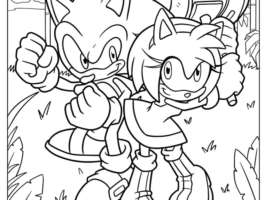20 Amy Rose Coloring Pages Free PDF Printables
