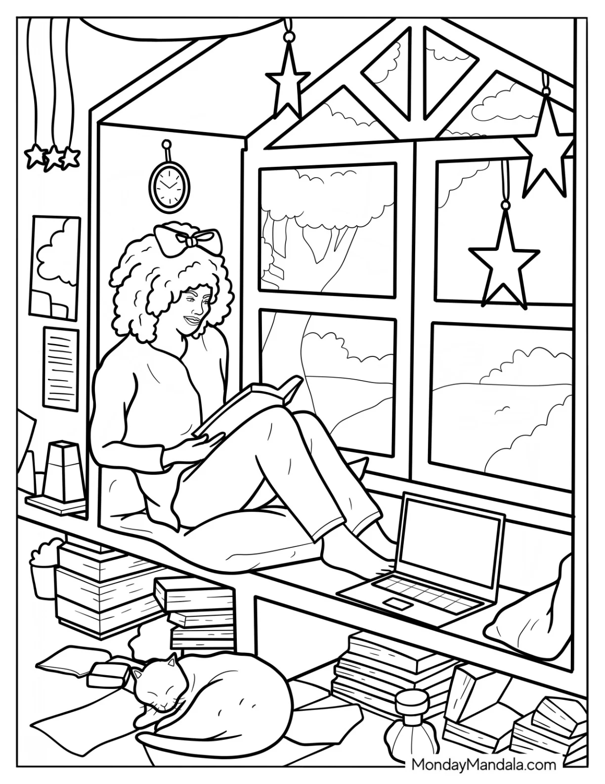 20 Bedroom Coloring Pages Free PDF Printables 