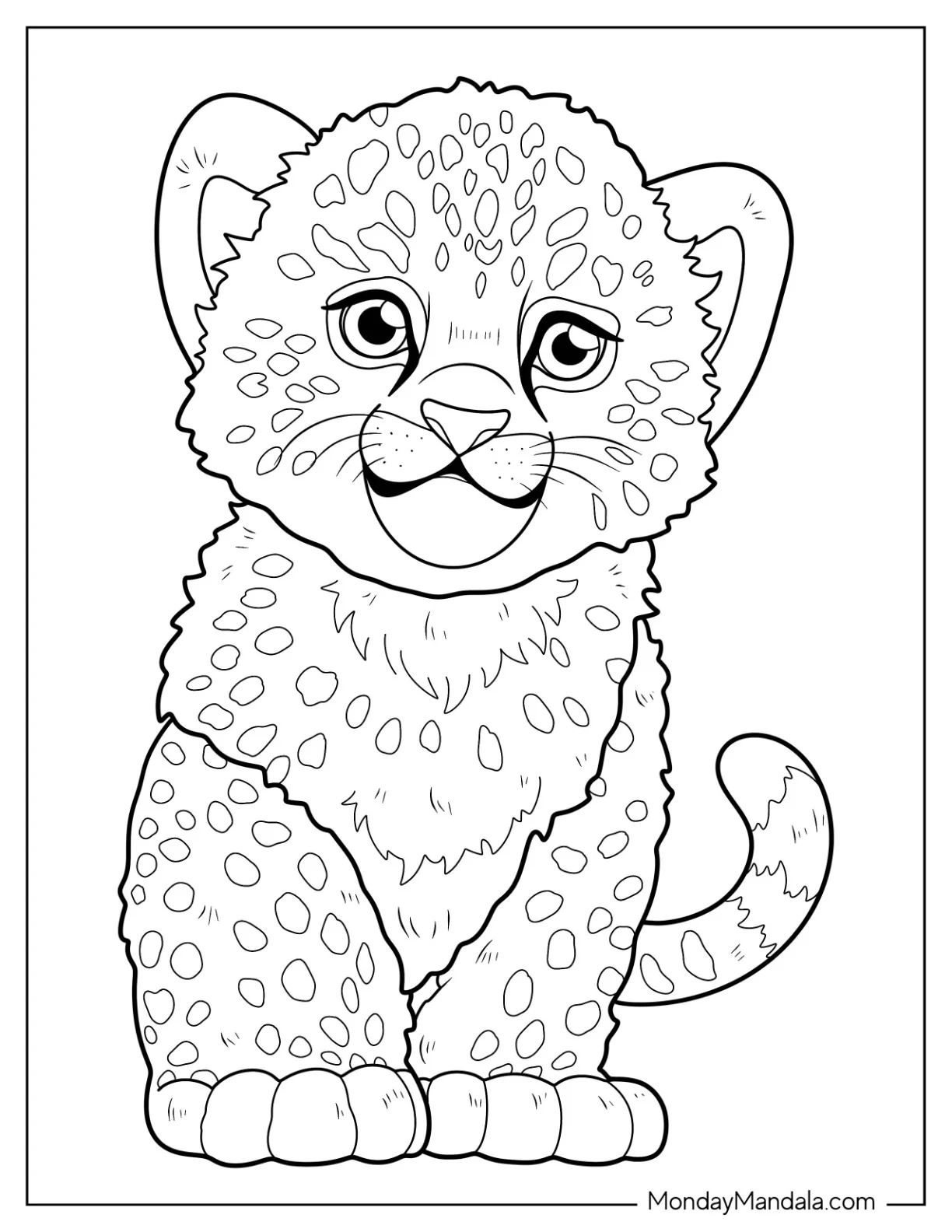 20 Cheetah Coloring Pages Free PDF Printables 20 Cheetah Coloring Pages Free PDF Printables
