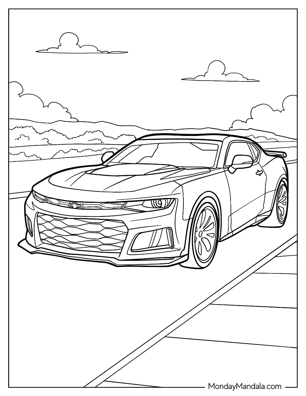 20 Chevrolet Coloring Pages Free PDF Printables 