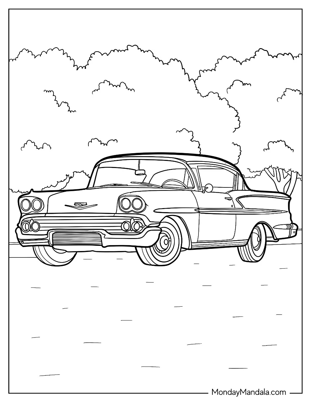 20 Chevrolet Coloring Pages Free PDF Printables 