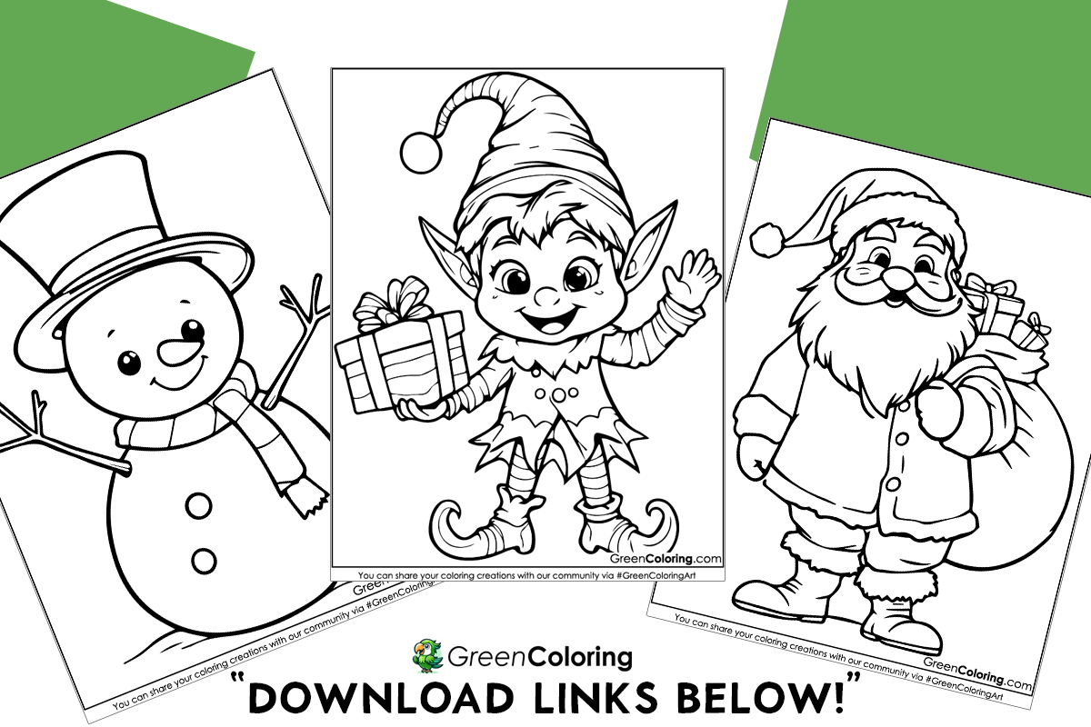 20 Christmas Coloring Pages Download Free Printable PDF 20 Christmas Coloring Pages Download Free Printable PDF