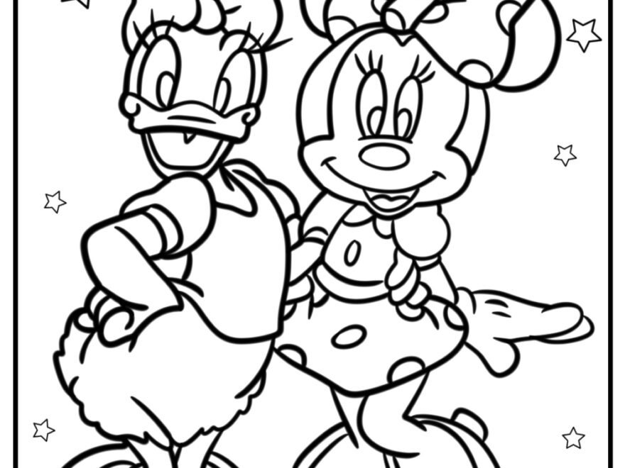 20 Daisy Duck Coloring Pages Free Printable PDF Sheets