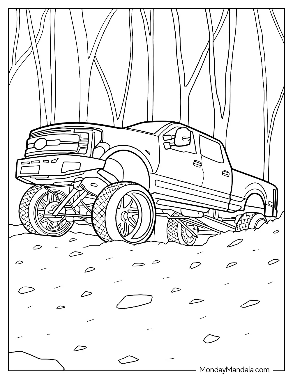 20 Ford Coloring Pages Free PDF Printables 