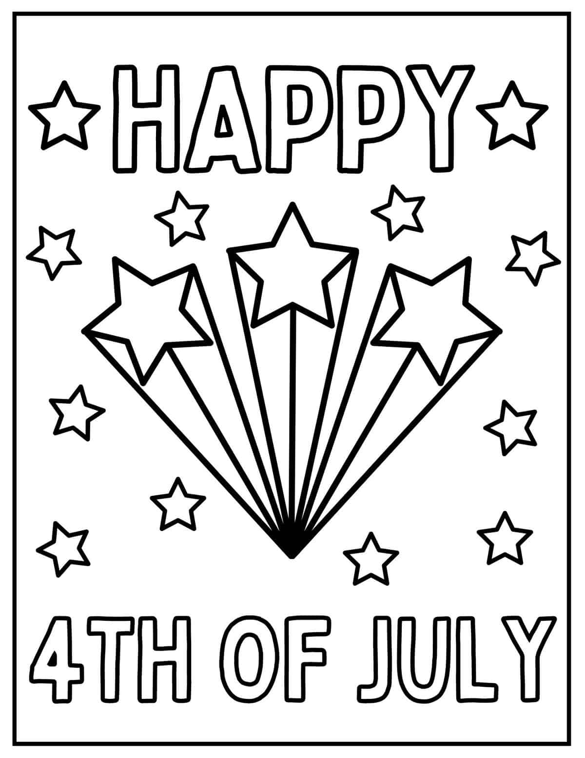 20 Free 4th Of July Coloring Pages Prudent Penny Pincher