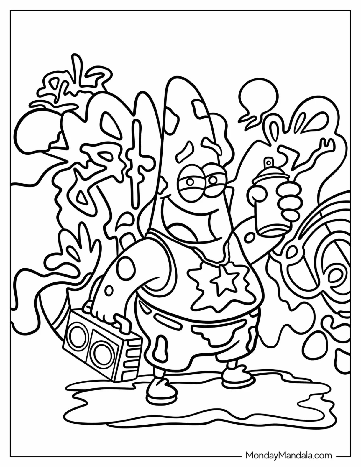 20 Graffiti Coloring Pages Free PDF Printables 20 Graffiti Coloring Pages Free PDF Printables