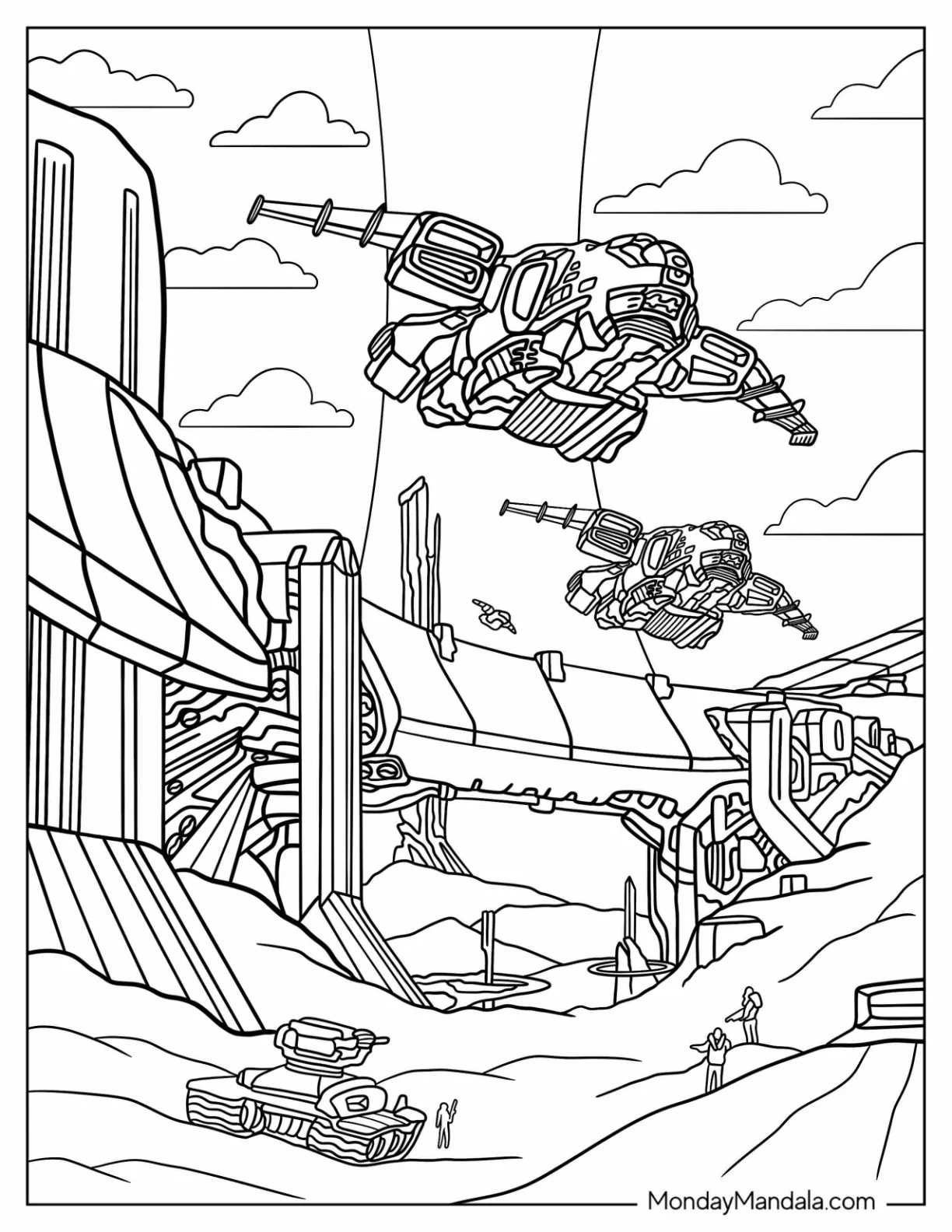 20 Halo Coloring Pages Free PDF Printables 20 Halo Coloring Pages Free PDF Printables