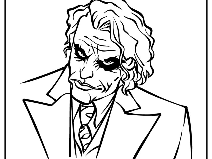 20 Joker Coloring Pages 100 Free Printables