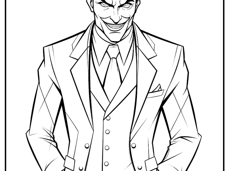 20 Joker Coloring Pages 100 Free Printables