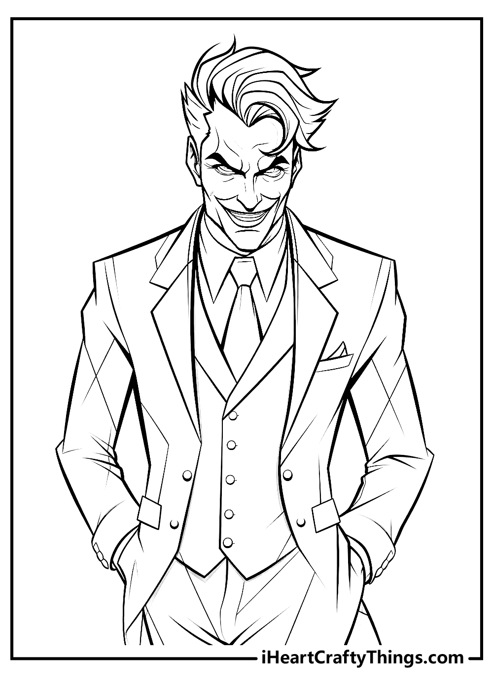 20 Joker Coloring Pages 100 Free Printables 20 Joker Coloring Pages 100 Free Printables