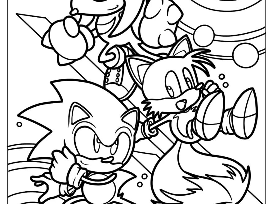 20 Knuckles Coloring Pages Free PDF Printables