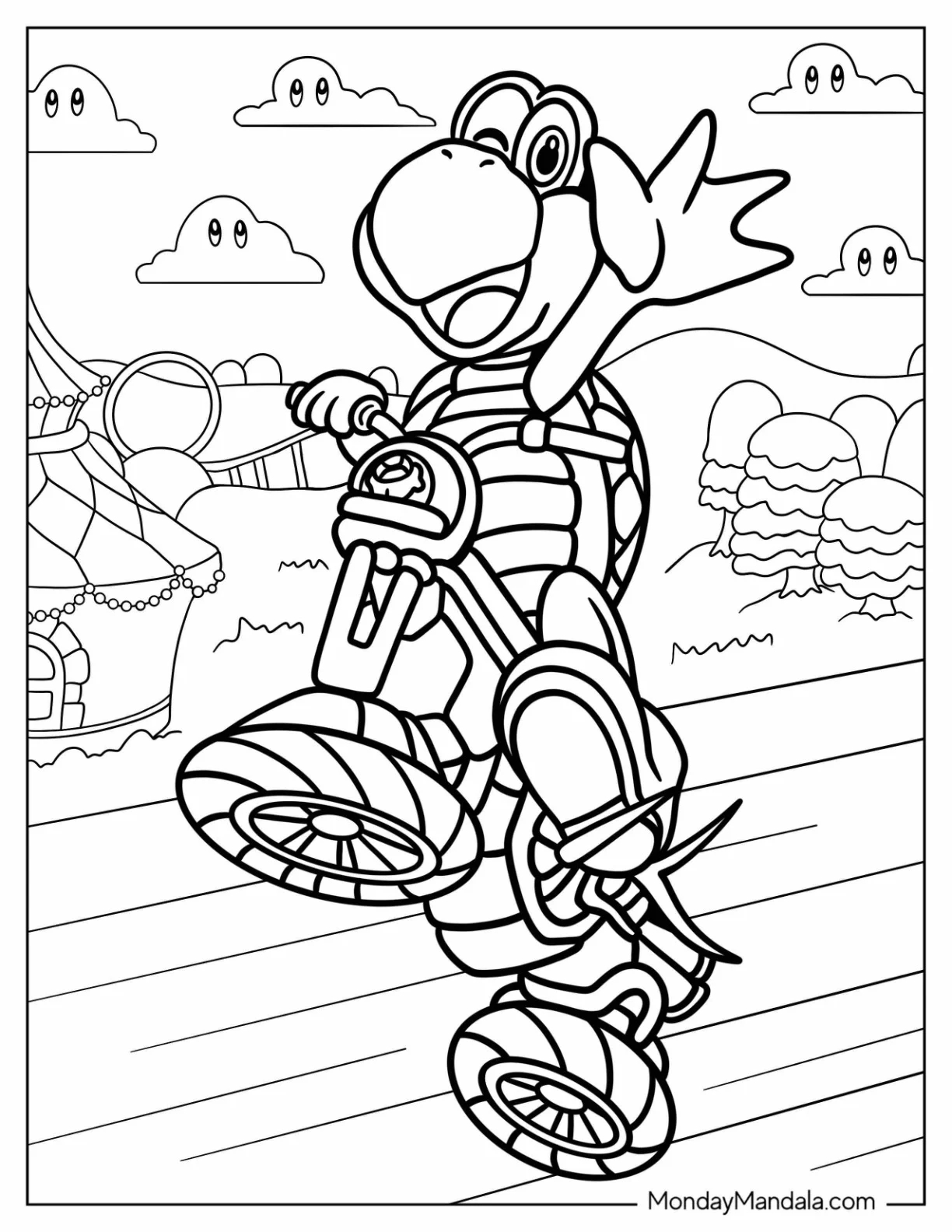 20 Koopa Troopa Coloring Pages Free PDF Printables 