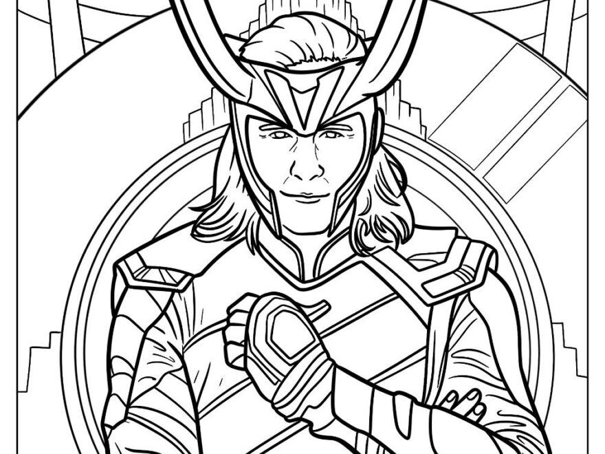 20 Loki Coloring Pages Free PDF Printables