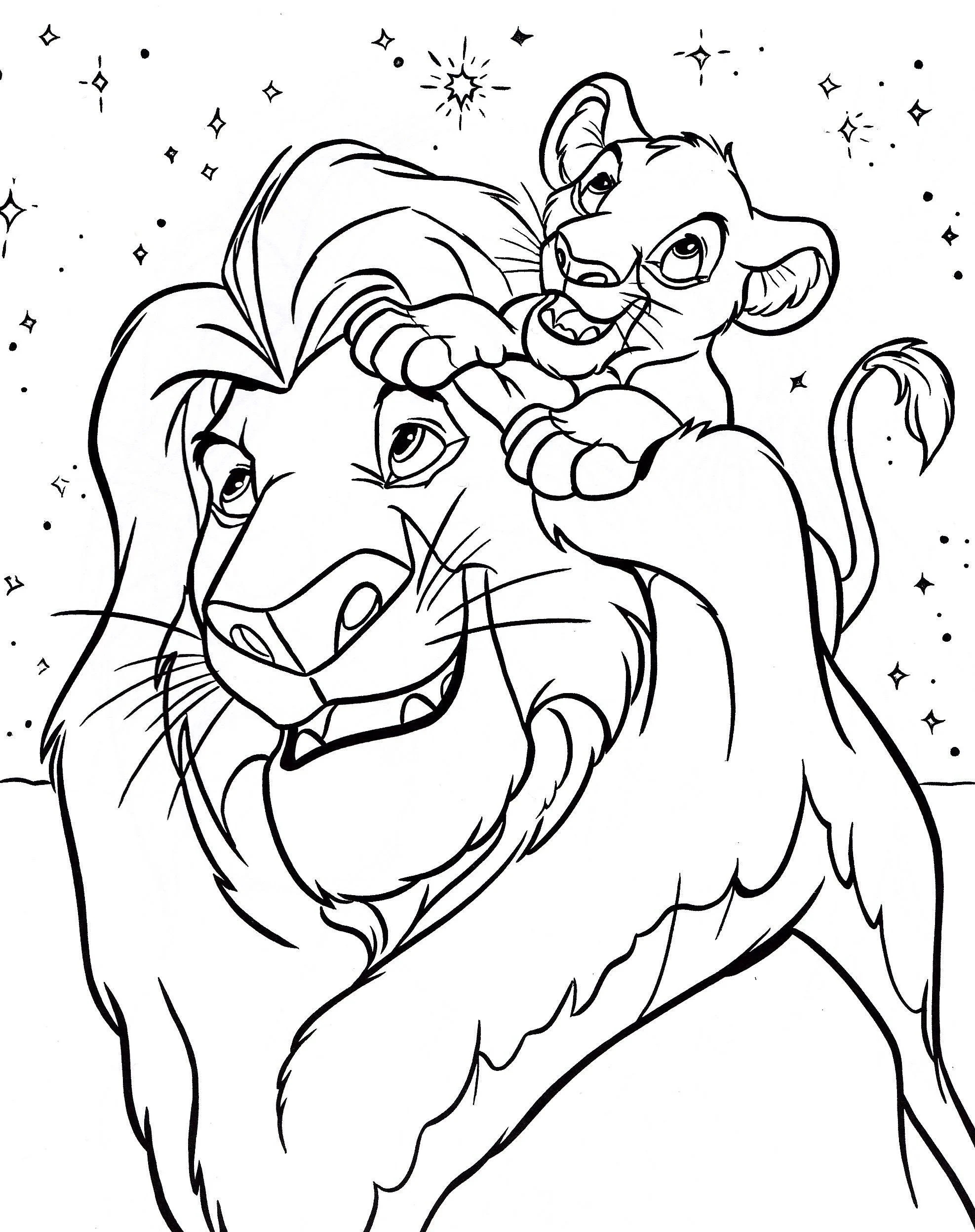 20 Pages Of Lion King Coloring Pages Etsy