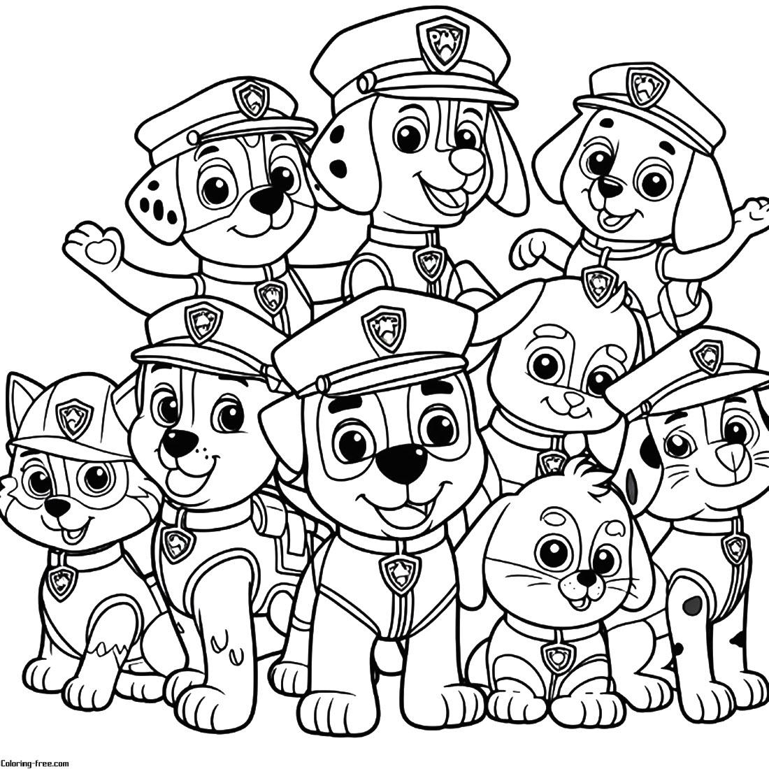 Paw Patrol Car Printable Coloring Pages Paw Patrol Car Printable Coloring Pages