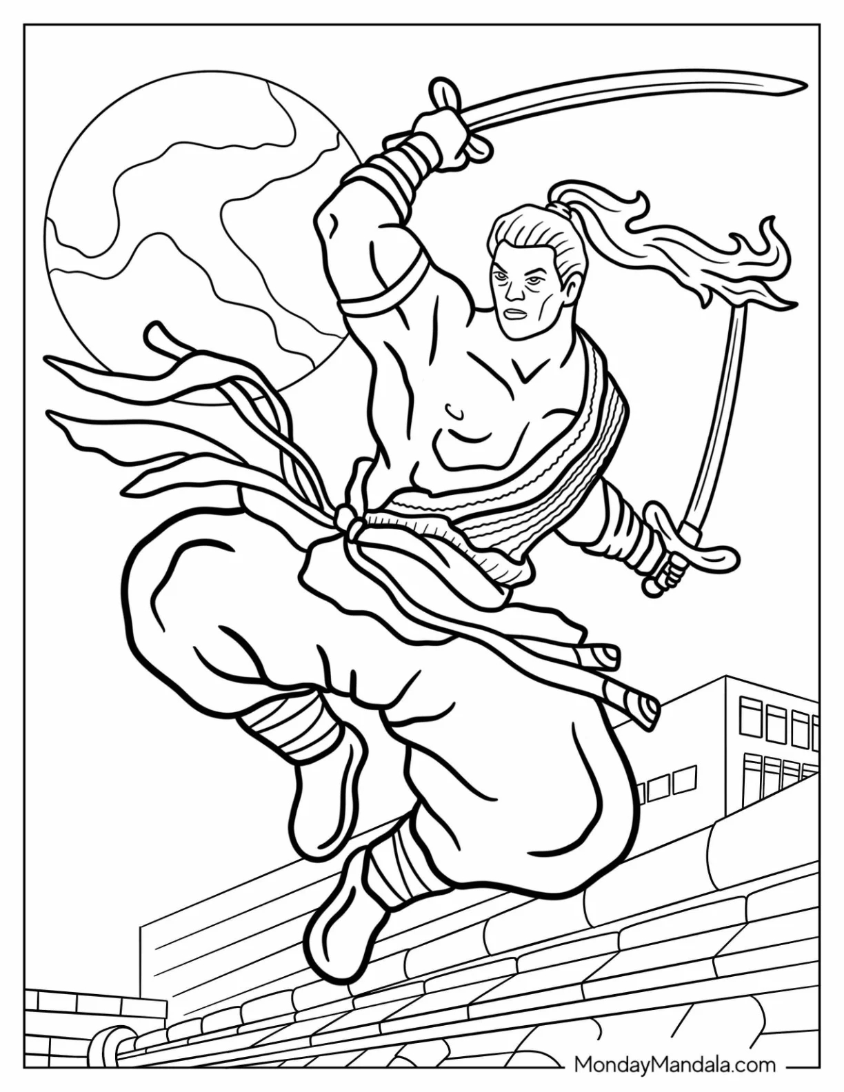 20 Samurai Coloring Pages Free PDF Printables 