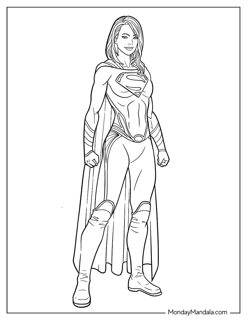 20 Supergirl Coloring Pages Free PDF Printables 20 Supergirl Coloring Pages Free PDF Printables