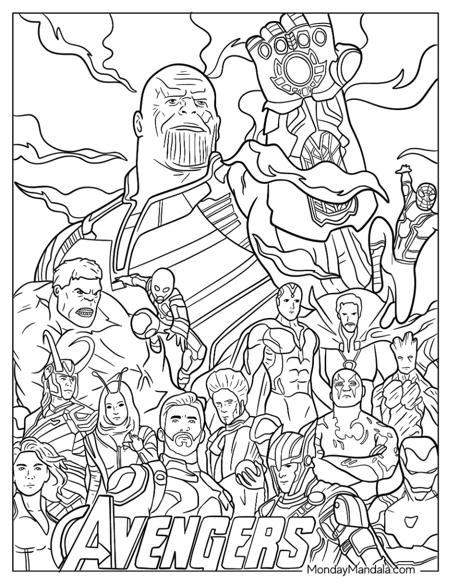 Lego Avengers Infinity War Coloring Pages Lego Avengers Infinity War Coloring Pages