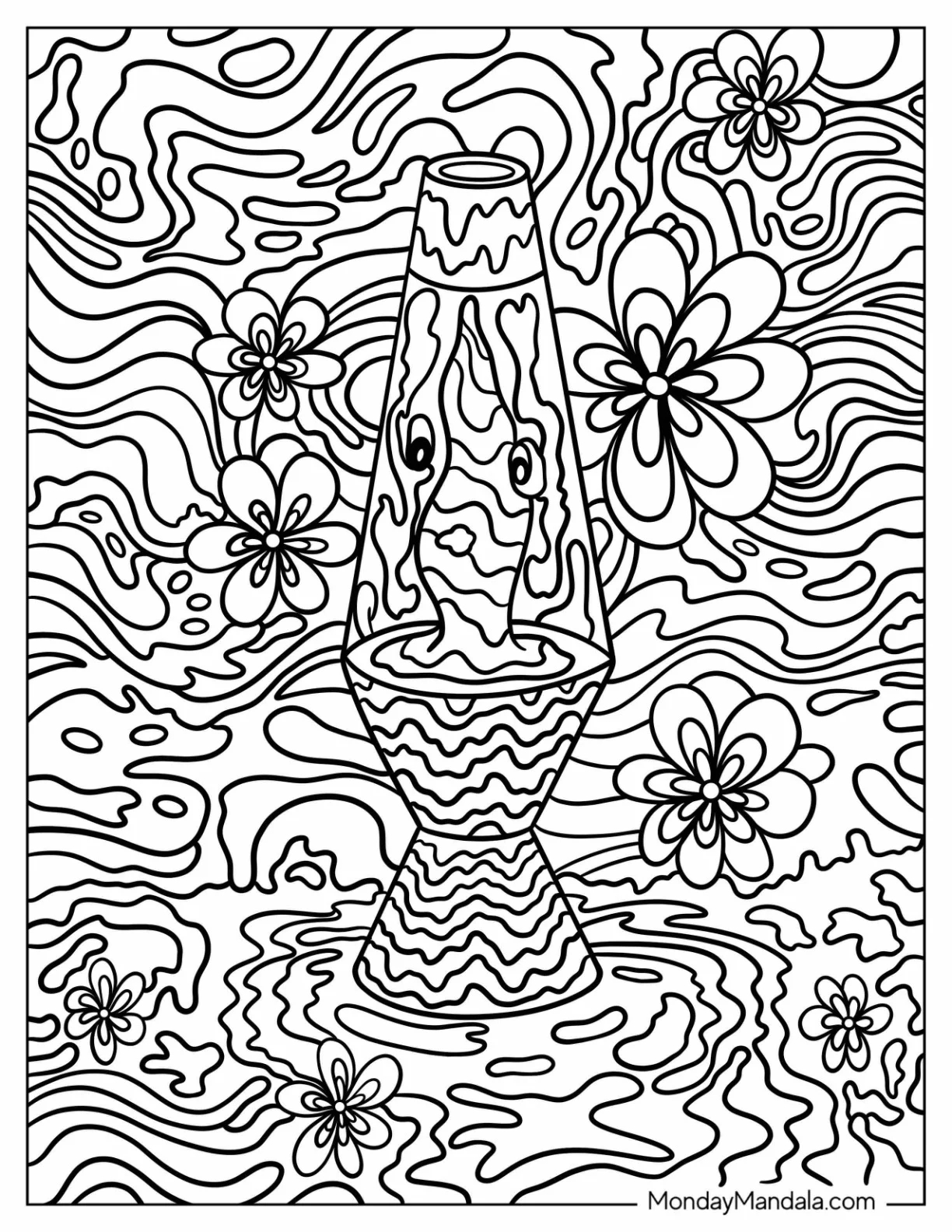 20 Trippy Coloring Pages Free PDF Printables 