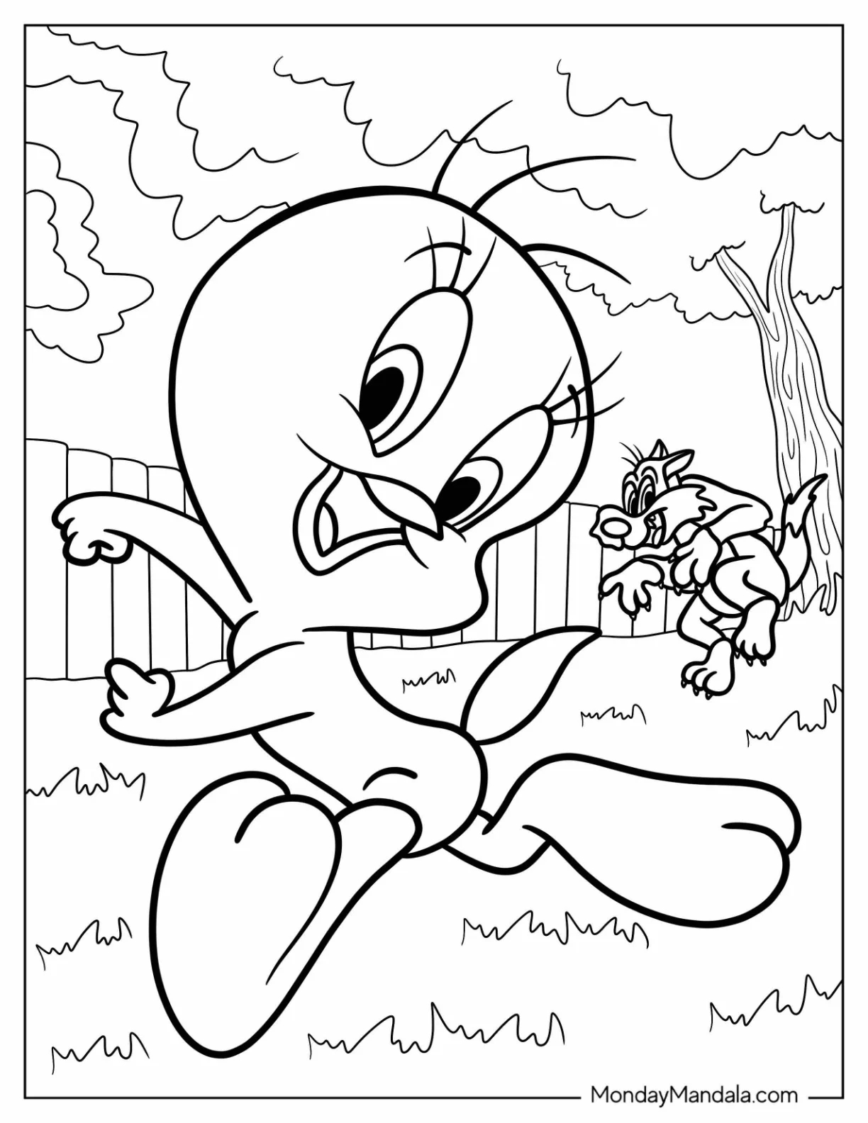 20 Tweety Bird Coloring Pages Free PDF Printables 
