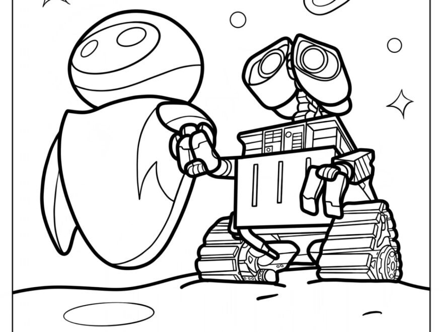 20 Wall E Coloring Pages Free PDF Printables