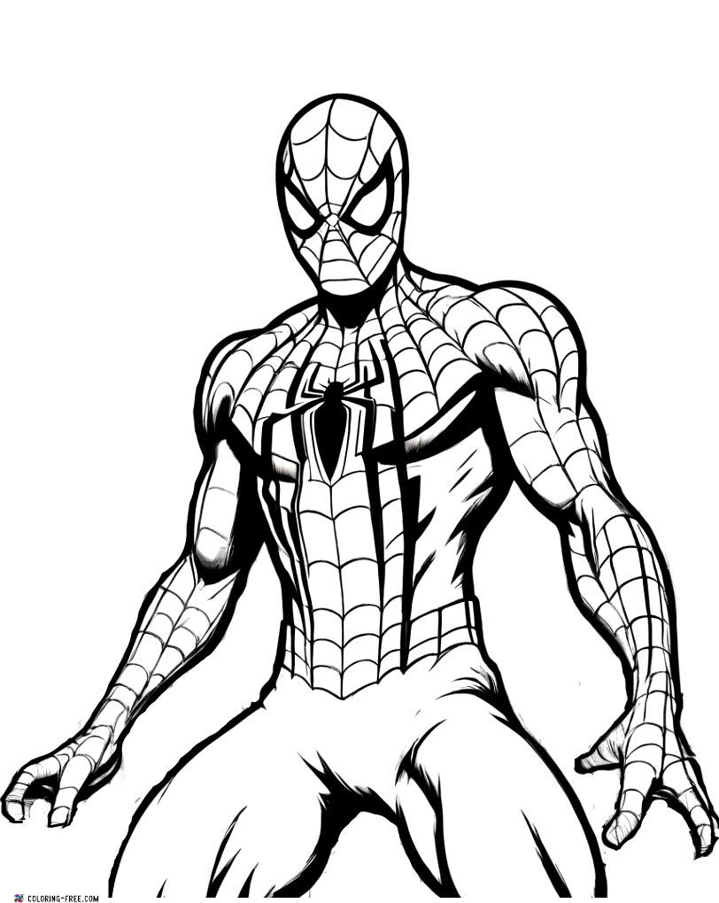 21 Spiderman Coloring Pages Free Unique Printables 